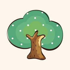 tree theme elements vector eps N6