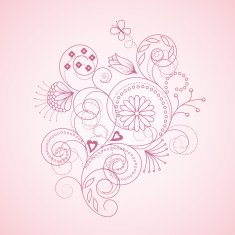 Floral Pattern N933