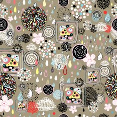 Abstract pattern with drops