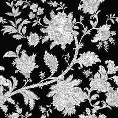 Seamless Pattern with floral ornament N116