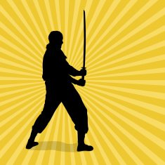 Ninja Master Silhouette free image download