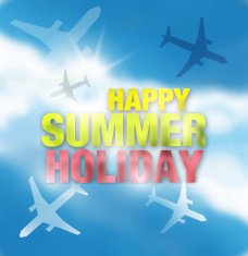 Happy Summer Holiday Design
