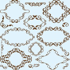 Old art victorian set