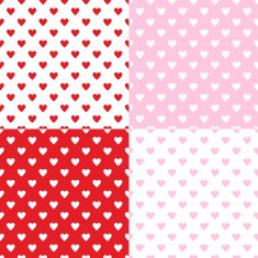 Valentines seamless patterns N2