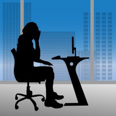 Vector silhouettes of man N46