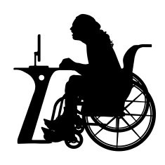 Vector silhouette of a man N397