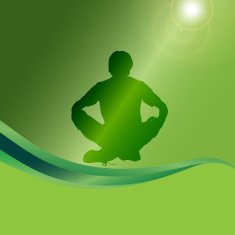 Vector silhouette of a man N412