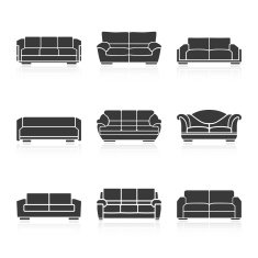 Set of sofas and armchairs N2