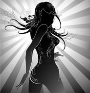 Woman Silhouette N36
