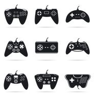 Gamepads silhouettes