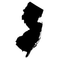 Map of the U S state New Jersey N2
