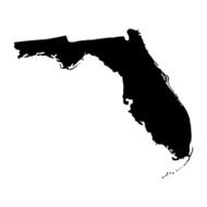 map of the U S state Florida