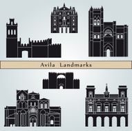 Avila landmarks and monuments