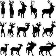 deer silhouette collection N3