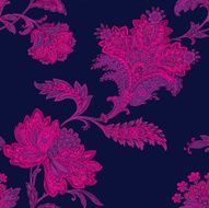 Seamless Pattern with floral ornament N134