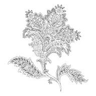 Seamless Pattern with floral ornament N143