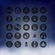 Christmas icons set N140