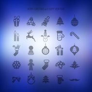 Christmas icons set N141