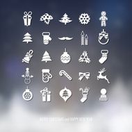 Christmas icons set N146
