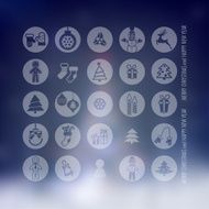 Christmas icons set N147