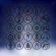 Christmas icons set N148