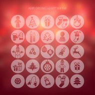 Christmas icons set N149