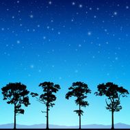 Line of Trees