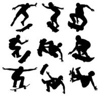 Skateboarding Silhouettes