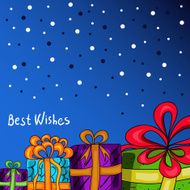 card with gifts