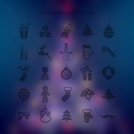 Christmas icons set N151