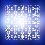 Christmas icons set N152