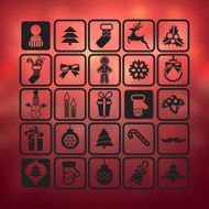 Christmas icons set N153