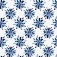 Snowflake seamless pattern N16