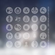 Christmas icons set N155