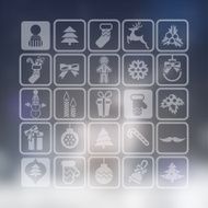 Christmas icons set N158