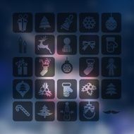 Christmas icons set N159