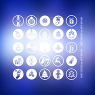 Christmas icons set N165