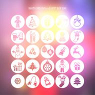Christmas icons set N169