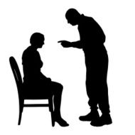 Vector silhouette of a couple N184