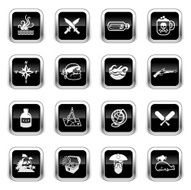 Supergloss Black Icons - Pirates