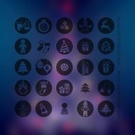 Christmas icons set N171