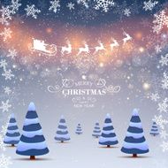 Vector Christmas Greeting Card N16