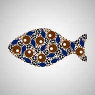 pattern colored fish