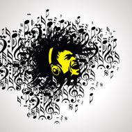 Abstract musical background N6