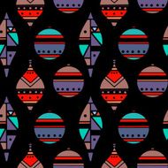 Holiday colorful Christmas seamless