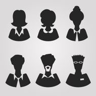 realistic silhouete avatars