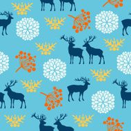 Deer's seamless pattern