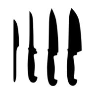 Set of table knifes