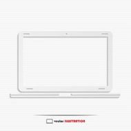 Abstract laptop web icon