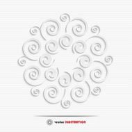 Abstract sun web icon